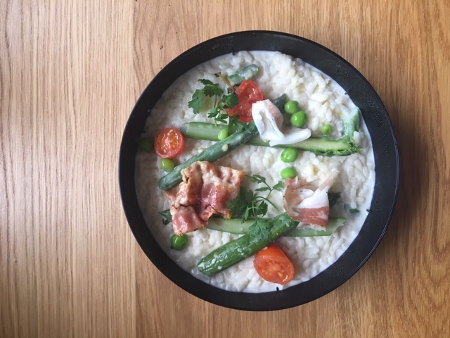 Sormani risotto petits pois et asperges